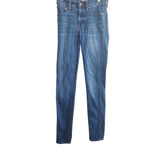 25T Madewell high rise skinny denim jeans